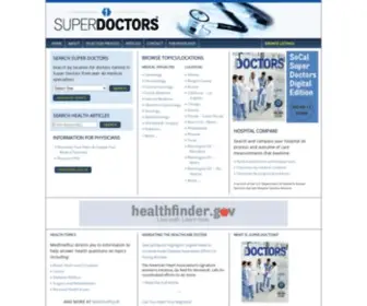 Superdoctors.com(Search Super Doctors) Screenshot