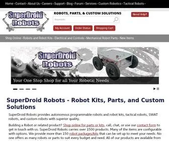 Superdroidrobots.com(SuperDroid Robots) Screenshot