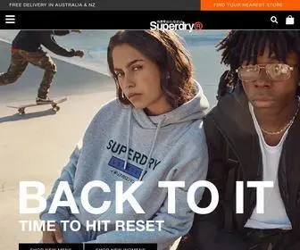 Superdry.com.au(Official Superdry Australia Clothing Store) Screenshot