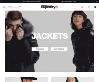 Superdry.ie(Official Superdry Shop) Screenshot