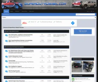 Superdutydiesel.com(F-Series & SuperDuty Diesel Forums) Screenshot