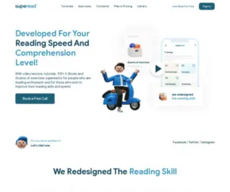 Superead.com(Superead is a ebook service that offers a wide variety of award) Screenshot