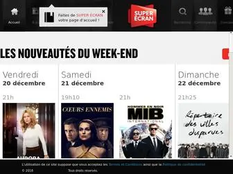 Superecran.com(ÉCRAN) Screenshot