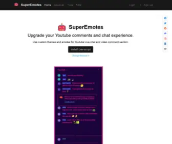 Superemotes.com(SuperEmotes) Screenshot