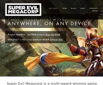 Superevilmegacorp.com(Super Evil Megacorp) Screenshot