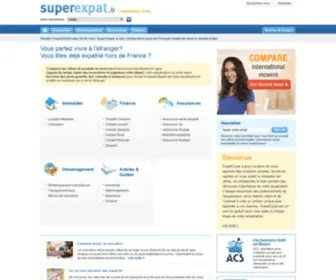 Superexpat.fr(Comparez, Devis Gratuits! Assurances Expatriés, Finance, Déménagement…) Screenshot