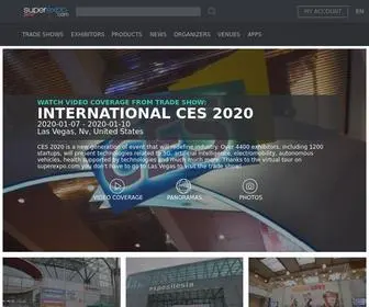 Superexpo.com(Trade shows around the world) Screenshot