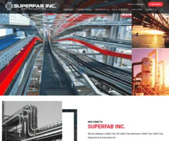 SuperfABCAbletrays.com(Aluminum Cable Tray Manufacturer) Screenshot