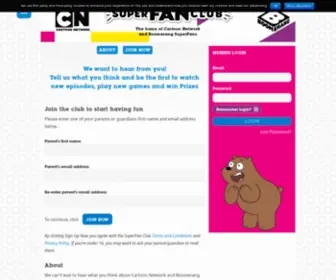 Superfanclub.com(SuperFan Club) Screenshot