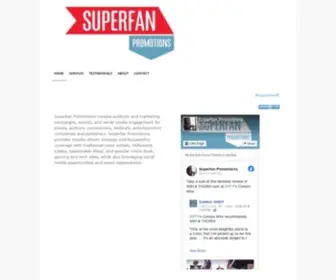 Superfanpromotions.com(Superfan Promotions) Screenshot