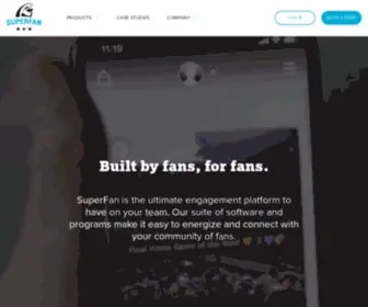Superfanu.com(Built by fans) Screenshot
