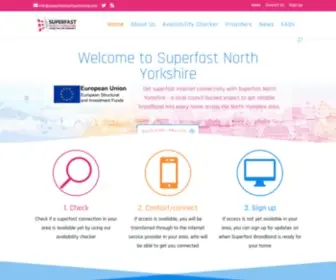 Superfastnorthyorkshire.com( Superfast North Yorkshire) Screenshot