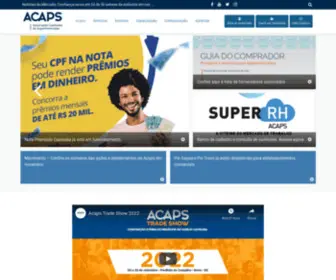 Superfeiraacaps.com.br(A Acaps Trade Show) Screenshot