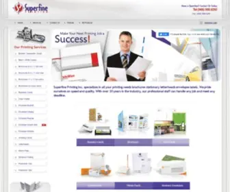 Superfineprinting.com(Brochure Printing Services Company Online) Screenshot