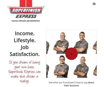 Superfinishexpress.com.au(Auto, Low Cost Franchise) Screenshot