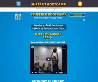 Superfitbootcamp.com(SuperFit Bootcamp) Screenshot