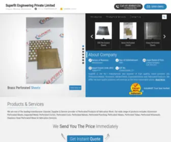 Superfitengg.com(Superfit Engineering Private Limited) Screenshot