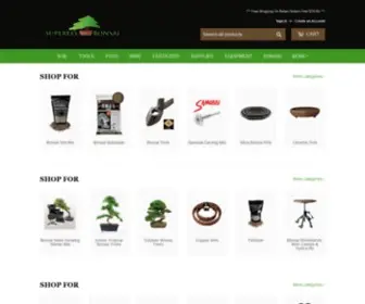 Superflybonsai.com(Superfly Bonsai) Screenshot