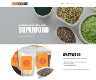 Superfood.com(Domain name) Screenshot