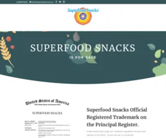 Superfoodsnacks.com(Raw Chocolate by Superfood Snacks) Screenshot