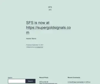 Superforcesignals.com(SFS) Screenshot