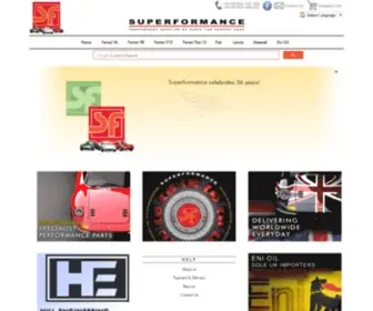 Superformance.co.uk(Order high quality parts for your Ferrari and Fiat Dino from Superformance) Screenshot