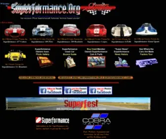 Superformance.org(Home of all things Superformance®) Screenshot
