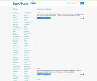 Superfrases.net(Frases bonitas e exclusivas) Screenshot