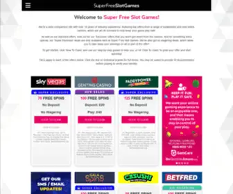 Superfreeslotgames.com Screenshot