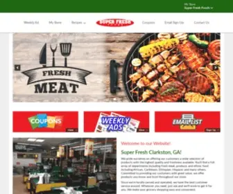 Superfreshfoodsga.com(Grocery Store) Screenshot