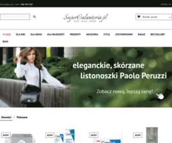 Supergalanteria.pl(Moda, uroda, kosmetyki w jednym miejscu) Screenshot