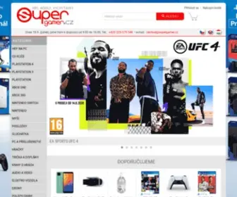 Supergamer.cz(Prodej her a profi příslušenství) Screenshot