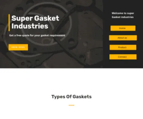 Supergasketindustries.com(Super Gasket Industries) Screenshot