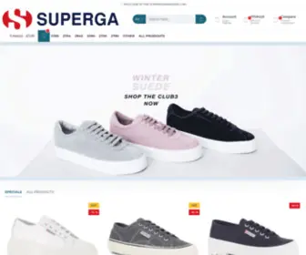 Supergasneakers.com(Superga Shoes) Screenshot