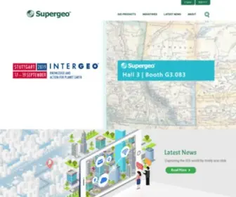 Supergeotek.com(3D GIS) Screenshot