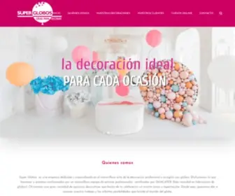 Superglobos.com(Decoración) Screenshot