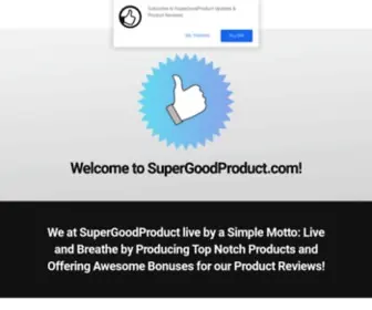 Supergoodproduct.com(Supergoodproduct) Screenshot
