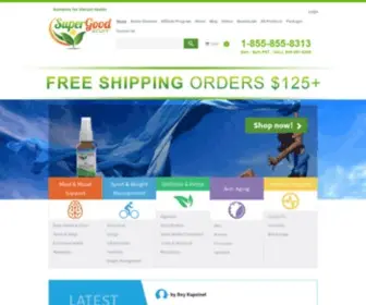 Supergoodstuff.com(Nutrients for Great Health) Screenshot