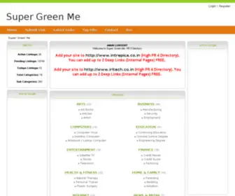 Supergreenme.in(Directory) Screenshot