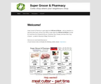 Supergrocer.ca(Super Grocer & Pharmacy) Screenshot