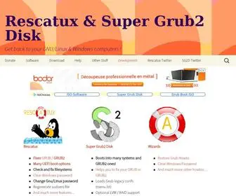 Supergrubdisk.org(Rescue your Windows & GNU/Linux systems) Screenshot