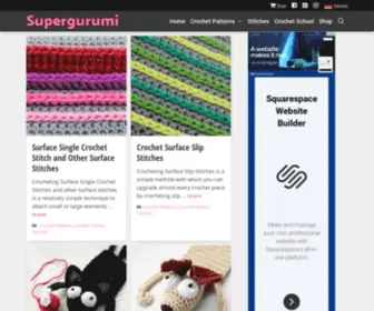 Supergurumi.com(Amigurumi Crochet Patterns) Screenshot