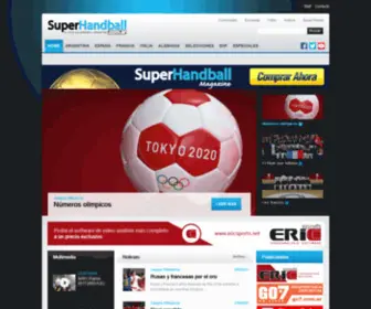 Superhandball.com.ar(Balance europeo) Screenshot