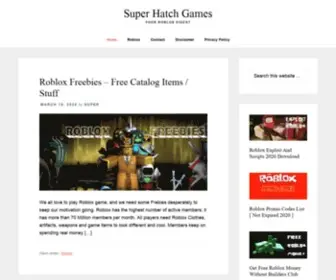 Superhatchgames.com(Super Hatch Games) Screenshot