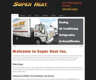 Superheatinc.net(Super Heat Inc) Screenshot