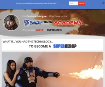 Superheroarmory.com(Superhero Armor Weapons and Gadgets) Screenshot