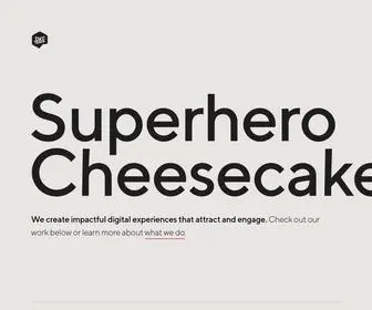 Superherocheesecake.com(Superhero Cheesecake) Screenshot