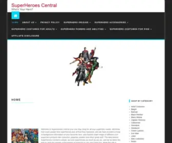 Superheroescentral.com(Superheroes Central) Screenshot