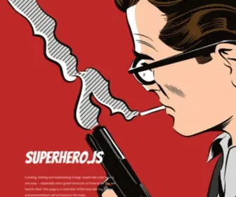 Superherojs.com(Superhero.js) Screenshot
