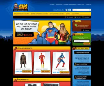 Superherosource.com(Super Hero Costumes for Batman) Screenshot